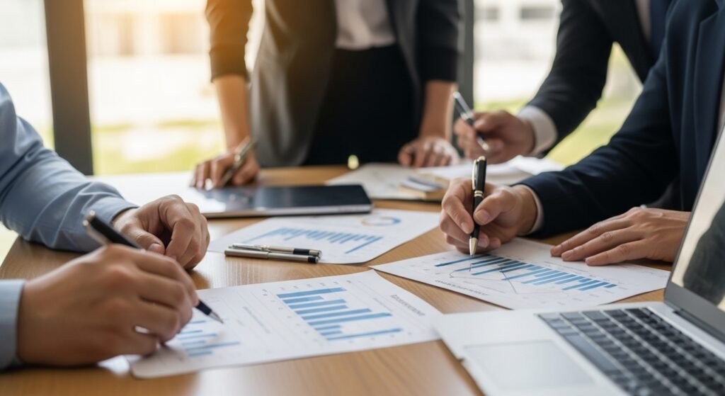 Whisk_4489b5a467 Business Accounting Services - cash flow analysis and forecasting