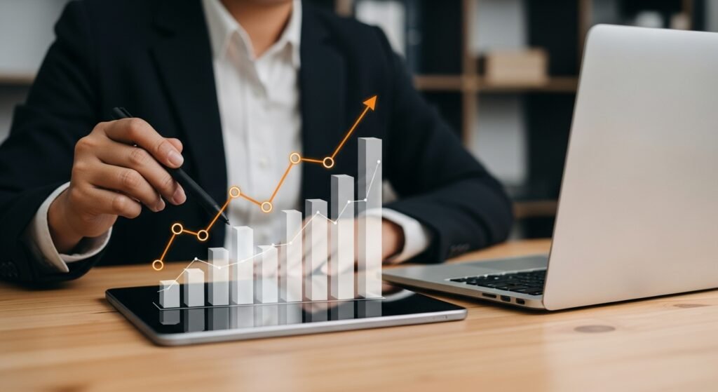 Whisk_storyboard5879ca98e3c949ab8e3dfb10 business accounting service - capitalization and funding